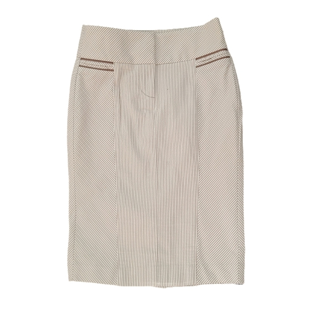 Bebe Italian Seersucker Pencil Skirt